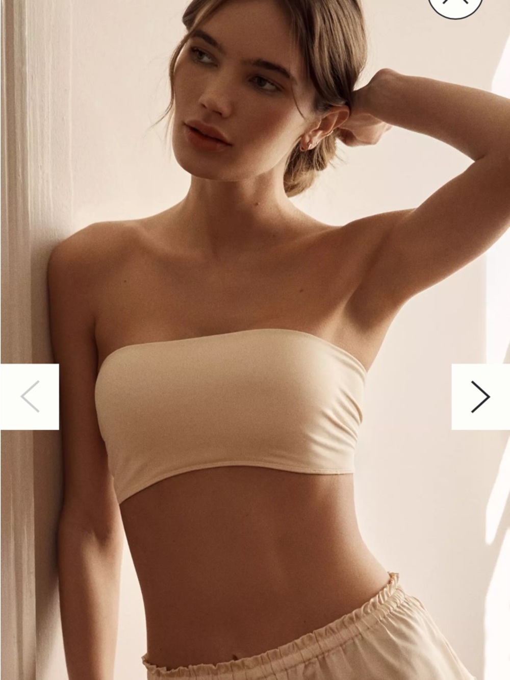 Anthropologie Strapless Bandeau - Dusty Rose (((Brown)))📣